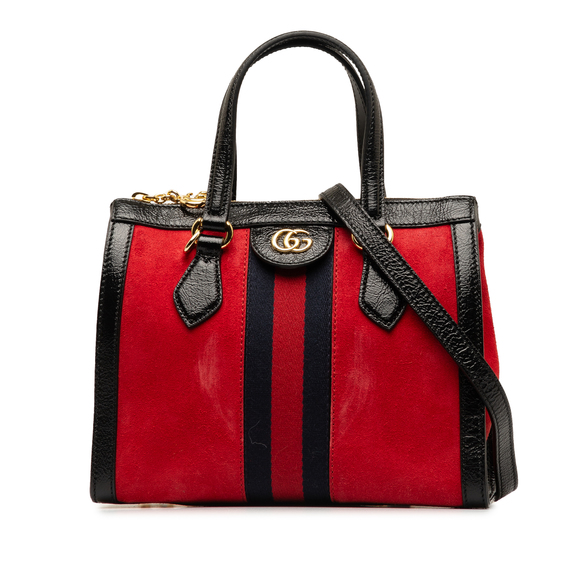 Pre-Loved Gucci Small Suede Ophidia Satchel - Picture 1 of 12